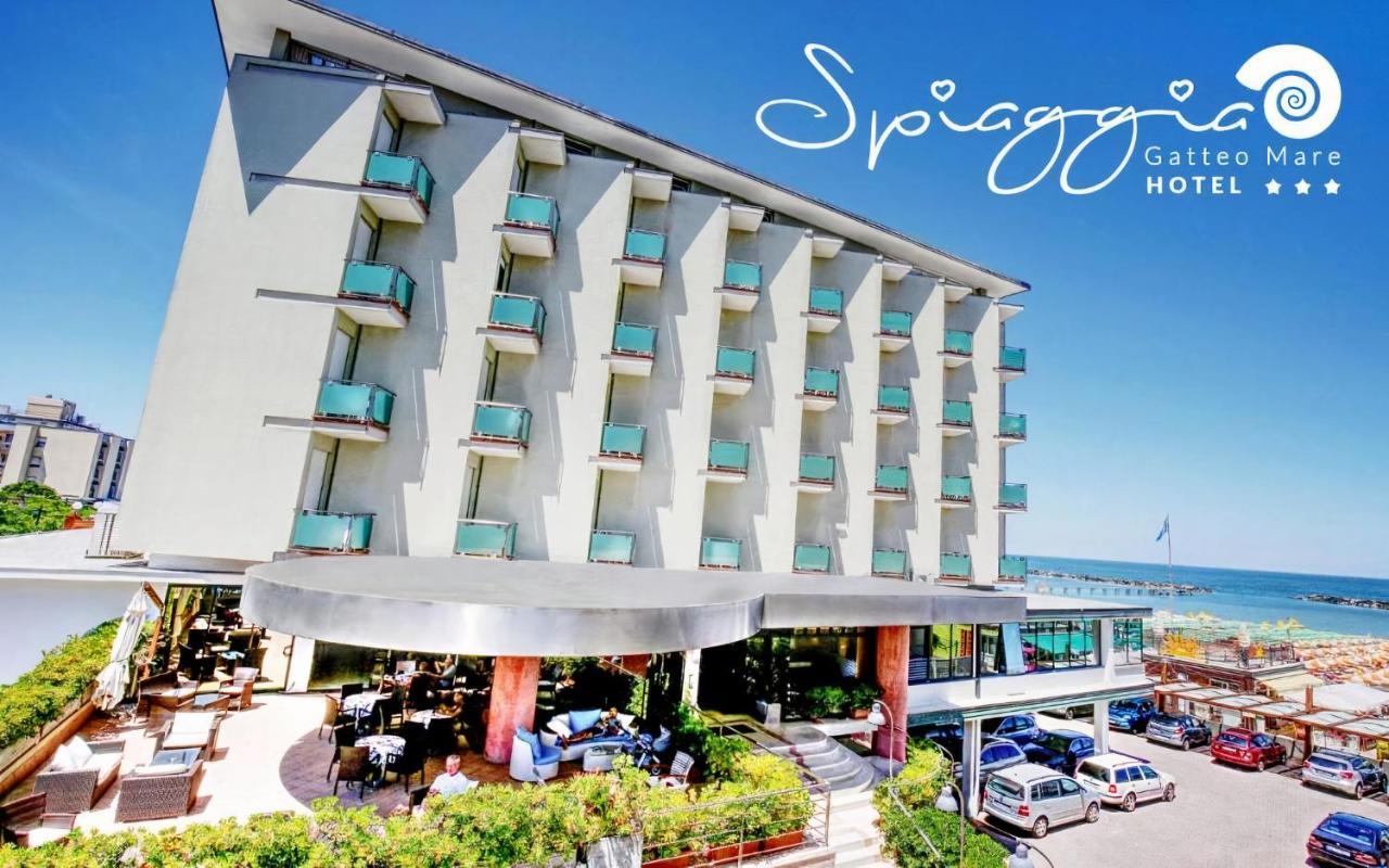 Hotel Royal-Spiaggia 가테오 아 마레 외부 사진